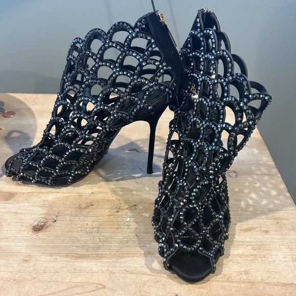 Sergio Rossi Crystal Heels - Picture 2 of 4